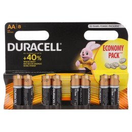 Baterii alcaline AA 1,5V nereîncărcabile 8 buc BASIC | Electronic-mag.ro | Componente Electronice