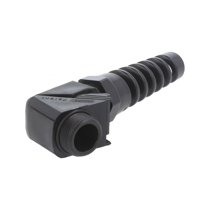 Garnitură de etanșare unghi PG11 IP68 neagră | Electronic-mag.ro | Componente Electronice