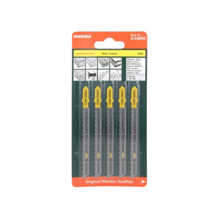 Pânză de fierăstrău pentru lemn și PAL 74mm - Set 5 buc. | Electronic-mag.ro | Componente Electronice