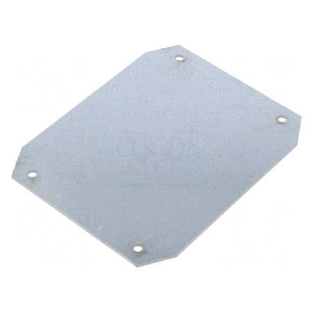 Placă de montare tablă de oțel SCAME ALUBOX | Electronic-mag.ro | Componente Electronice