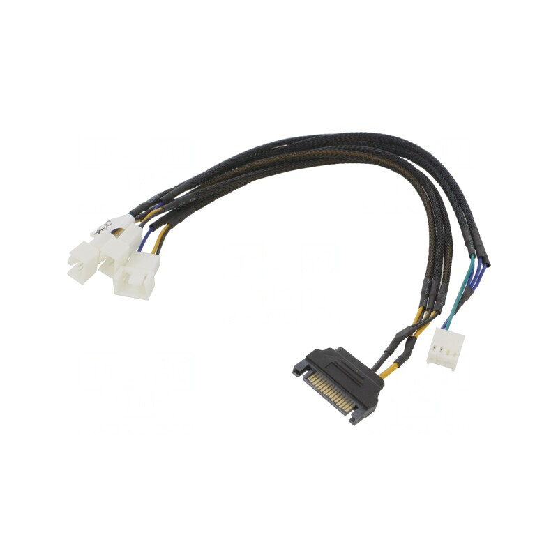 Cablu Alimentare Ventilatoare 0.3m | Electronic-mag.ro | Componente Electronice