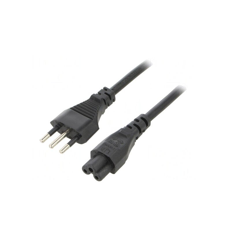 Cablu de Alimentare IEC C5 5m 10A | Electronic-mag.ro | Componente Electronice