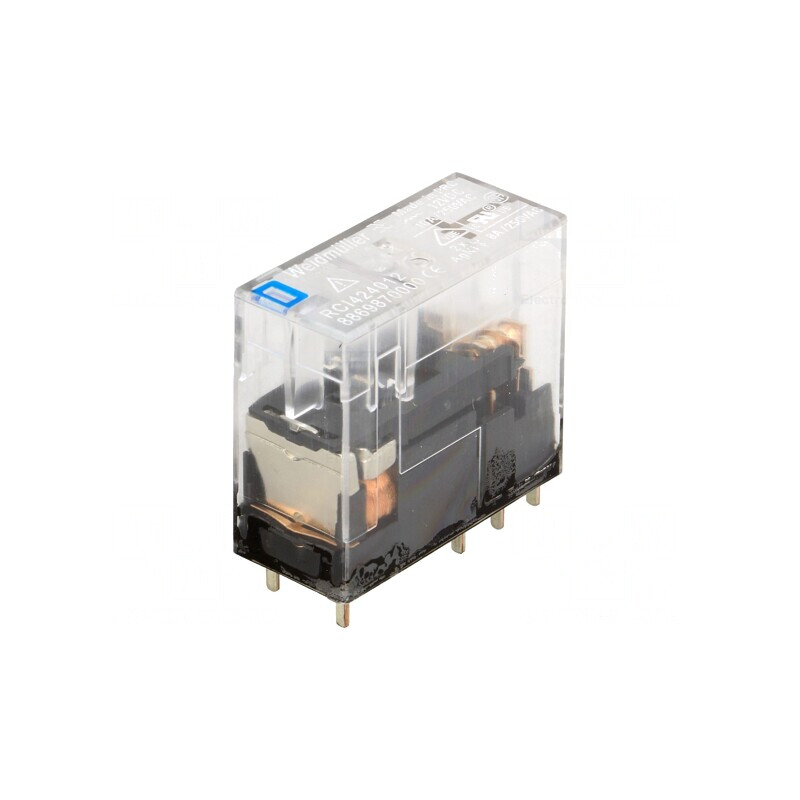 Releu Electromagnetic DPDT 12V 8A | Electronic-mag.ro | Componente Electronice