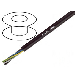 Cablu Electric Negru 3G4mm2 450/750V | Electronic-mag.ro | Componente Electronice