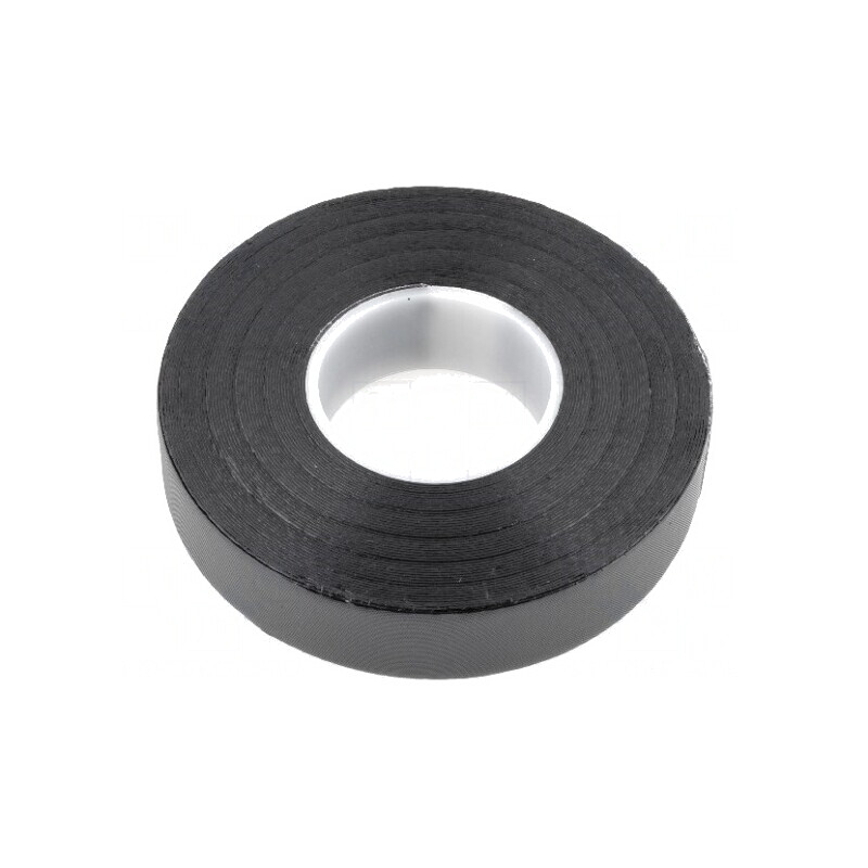 Bandă autoamalgamantă neagră 19mm 10m | Electronic-mag.ro | Componente Electronice