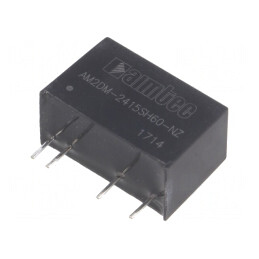 Convertor DC/DC 2W 21.6-26.4V la 15V 133mA | Electronic-mag.ro | Componente Electronice