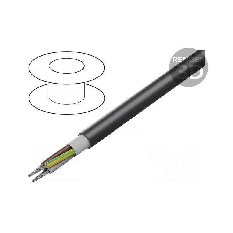 Cablu Electric Negru 4G1mm2 HELUTHERM 145 MULTI | Electronic-mag.ro | Componente Electronice Cablu Electric Negru 4G1mm2 HELUTHERM 145 MULTI | Electronic-mag.ro | Componente Electronice