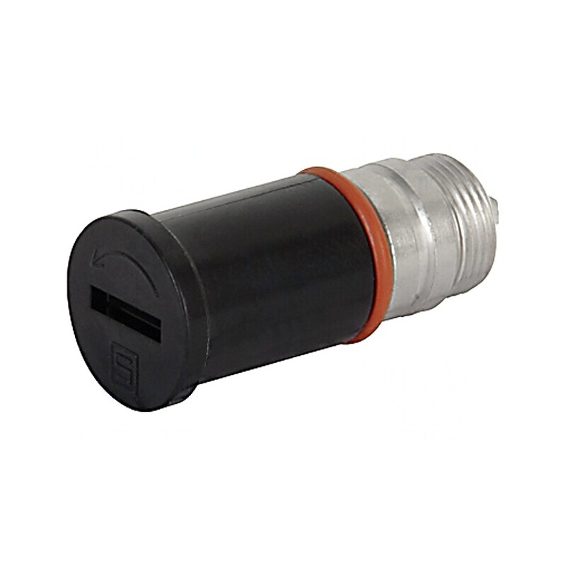Adaptor Siguranțe Cilindrice 5x20mm 16A Negru 500VAC FUL | Electronic-mag.ro | Componente Electronice