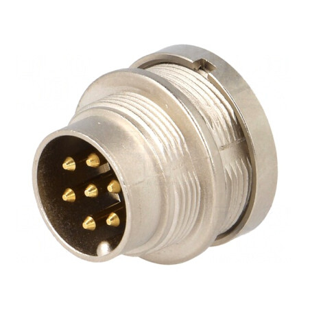 Conector M16 Soclu 7-PIN 250V IP68 | Electronic-mag.ro | Componente Electronice