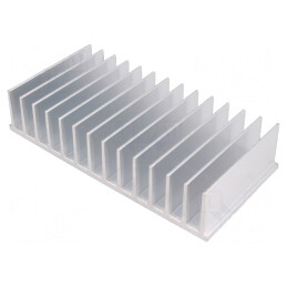 Radiator extrudat cu aripioare 80x165x35mm brut | Electronic-mag.ro | Componente Electronice