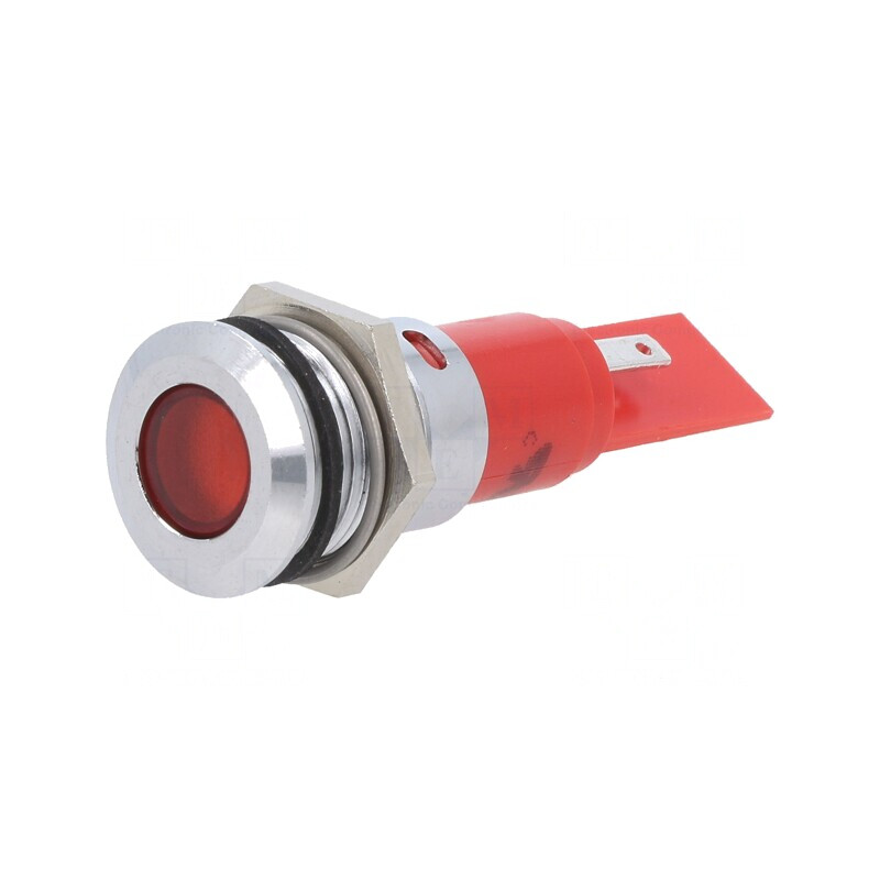 Lampă de Control LED Roșie 24V Ø16mm | Electronic-mag.ro | Componente Electronice Lampă de Control LED Roșie 24V Ø16mm | Electronic-mag.ro | Componente Electronice