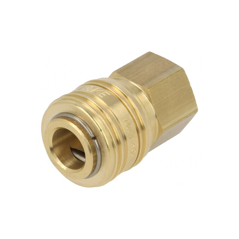 Conector Rapid Alamă 41mm G 1/4 0-35bar 1000l/min | Electronic-mag.ro | Componente Electronice