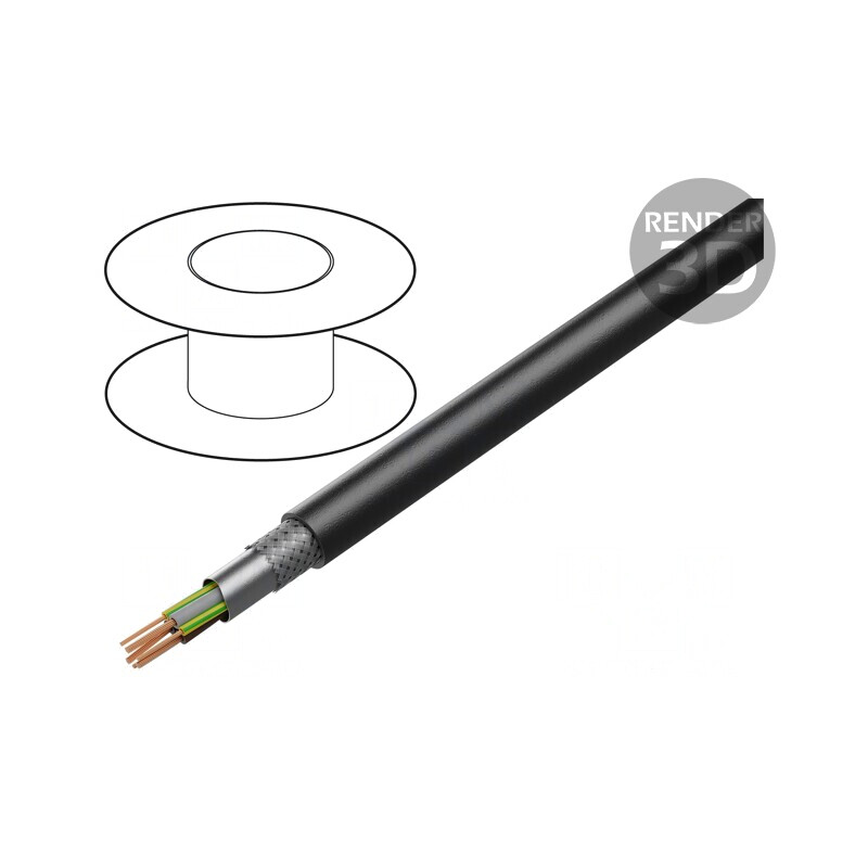 Cablu Servomotor Hibrid ÖLFLEX SERVO 2YSLCYK-JB | Electronic-mag.ro | Componente Electronice