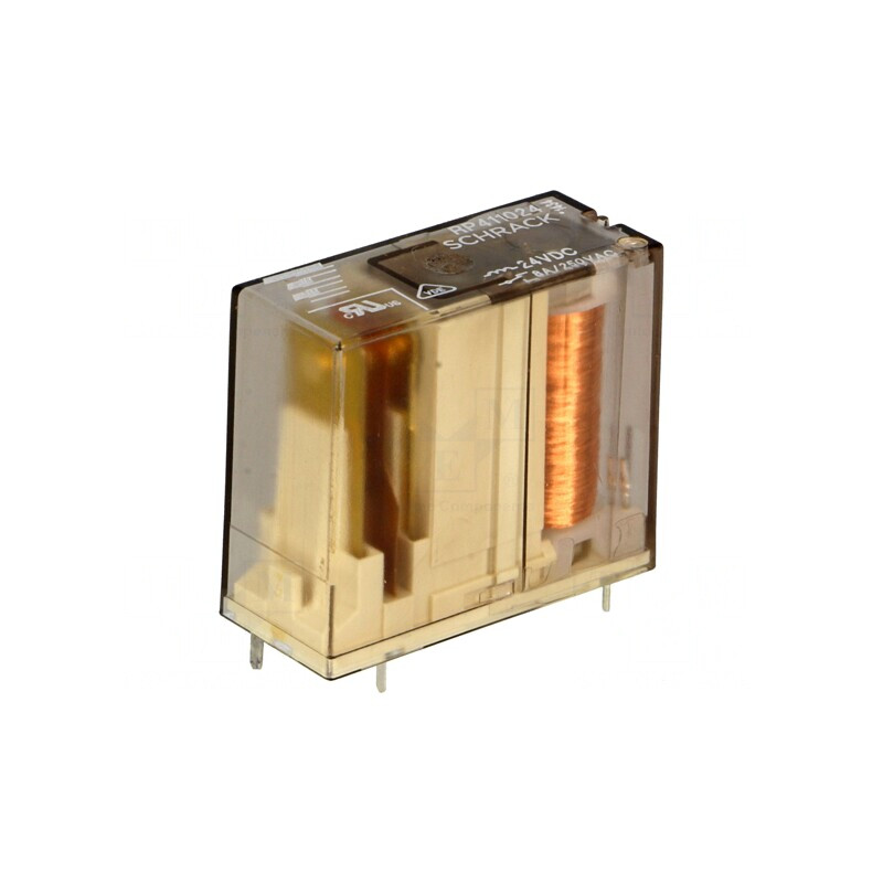 Releu Electromagnetic SPDT 24VDC 8A | Electronic-mag.ro | Componente Electronice