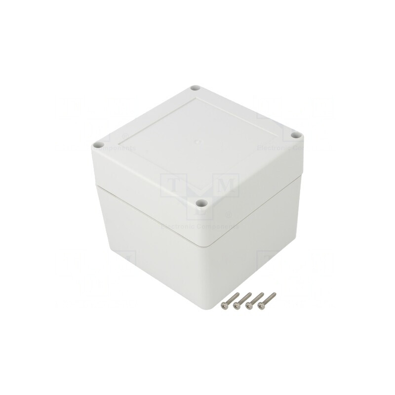 Carcasă Universală cu Bucșă din Alamă 105x105x90mm | Electronic-mag.ro | Componente Electronice