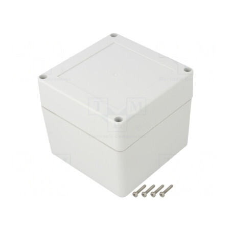 Carcasă Universală cu Bucșă din Alamă 105x105x90mm | Electronic-mag.ro | Componente Electronice