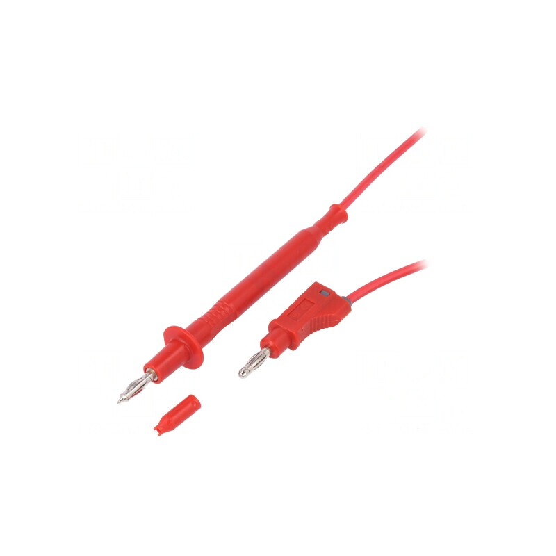 Cablu de Măsurare 1m 60VDC 20A 4mm Soclu Axial | Electronic-mag.ro | Componente Electronice