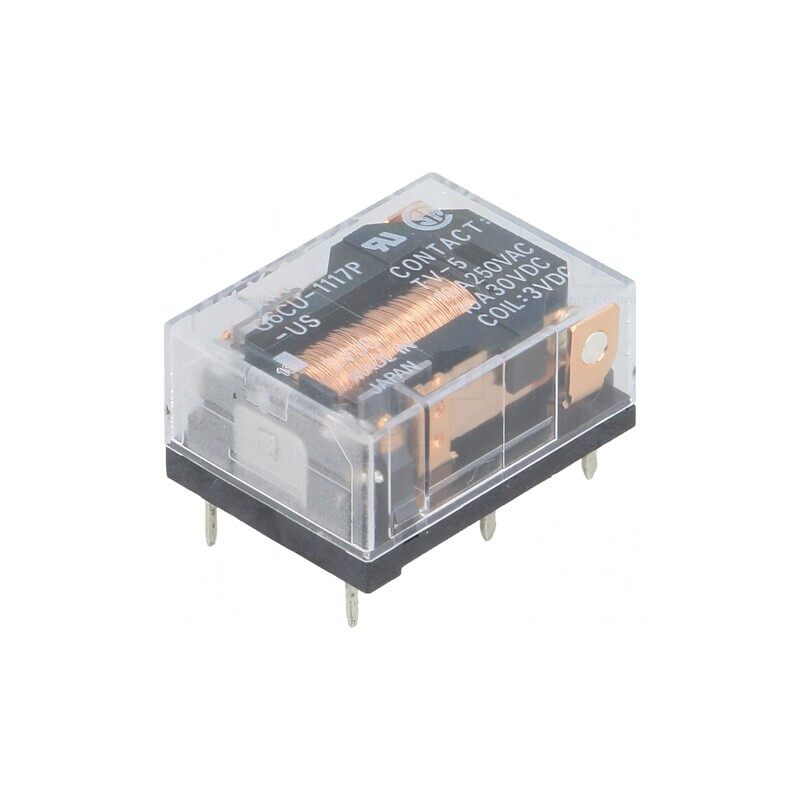 Releu electromagnetic SPST-NO 3VDC 10A | Electronic-mag.ro | Componente Electronice