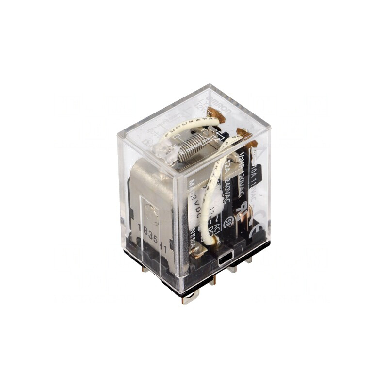 Releu Electromagnetic DPDT 12VDC 10A | Electronic-mag.ro | Componente Electronice