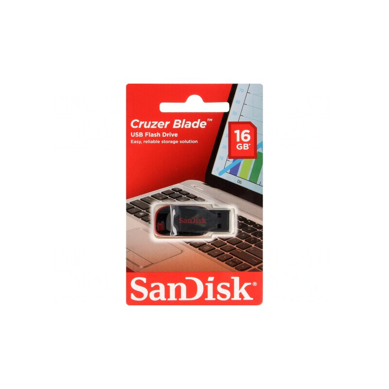 Memorie USB 16GB SanDisk Cruzer Blade | Electronic-mag.ro | Componente Electronice