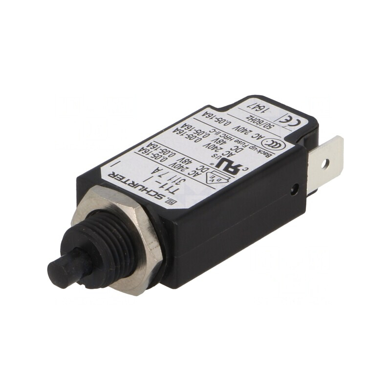 Întrerupător Supracurent 240VAC 48VDC 7A SPST 1P | Electronic-mag.ro | Componente Electronice