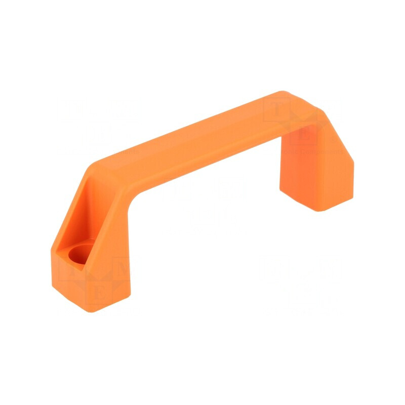 Manetă tehnopolimer portocalie 50mm x 196mm x 28mm | Electronic-mag.ro | Componente Electronice