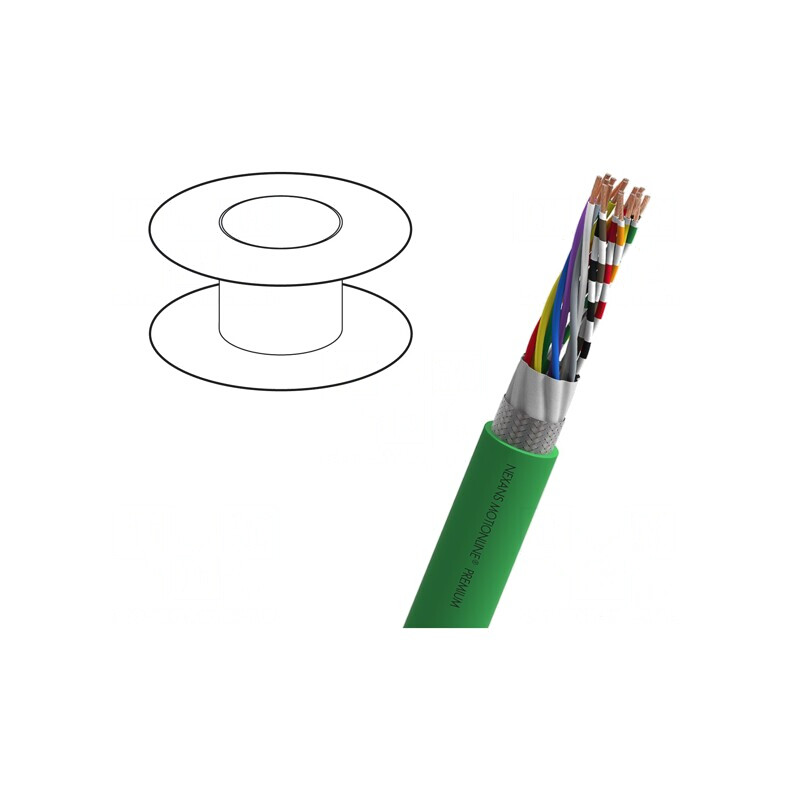 Cablu de testare hibrid verde MOTIONLINE® PREMIUM PUR | Electronic-mag.ro | Componente Electronice