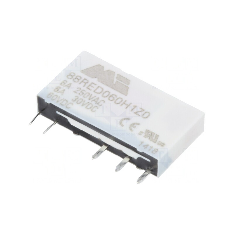 Releu electromagnetic SPDT 60VDC 6A | Electronic-mag.ro | Componente Electronice