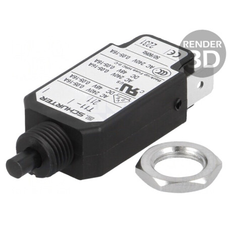 Întrerupător de supracurent 1,6A SPST 240VAC 48VDC | Electronic-mag.ro | Componente Electronice