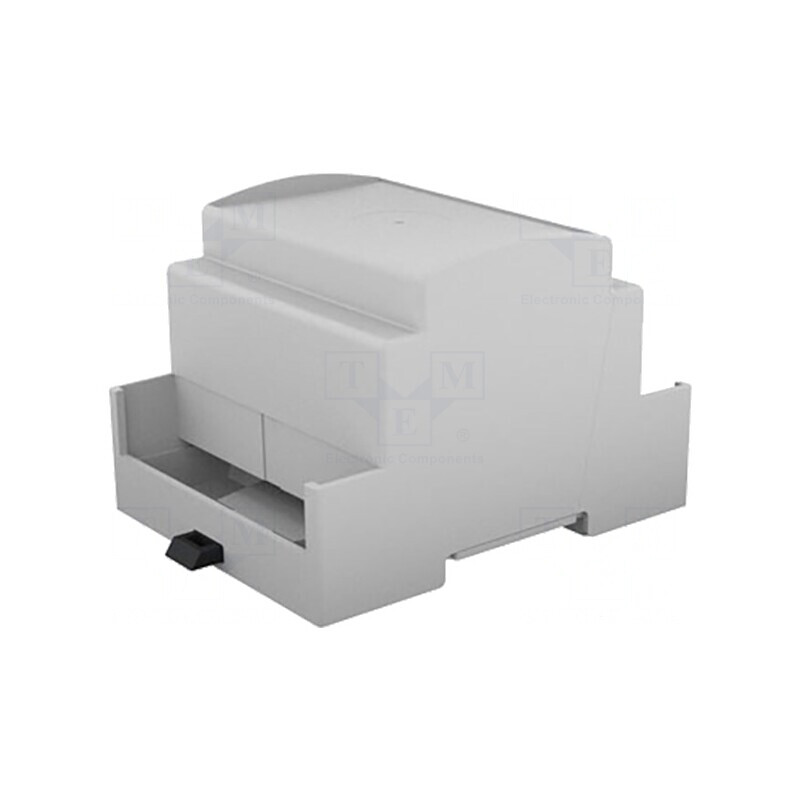 Carcasă pentru șină DIN, gri, 90x71x62mm, 4 module | Electronic-mag.ro | Componente Electronice