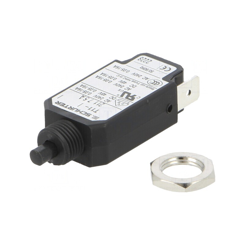 Întrerupător de supracurent 7,5A SPST 240VAC 48VDC | Electronic-mag.ro | Componente Electronice