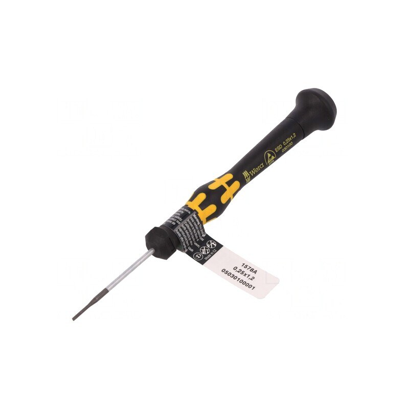Șurubelniță Precizie Plată 1,2x0,25mm ESD Lamă 40mm | Electronic-mag.ro | Componente Electronice