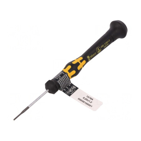 Șurubelniță Precizie Plată 1,2x0,25mm ESD Lamă 40mm | Electronic-mag.ro | Componente Electronice