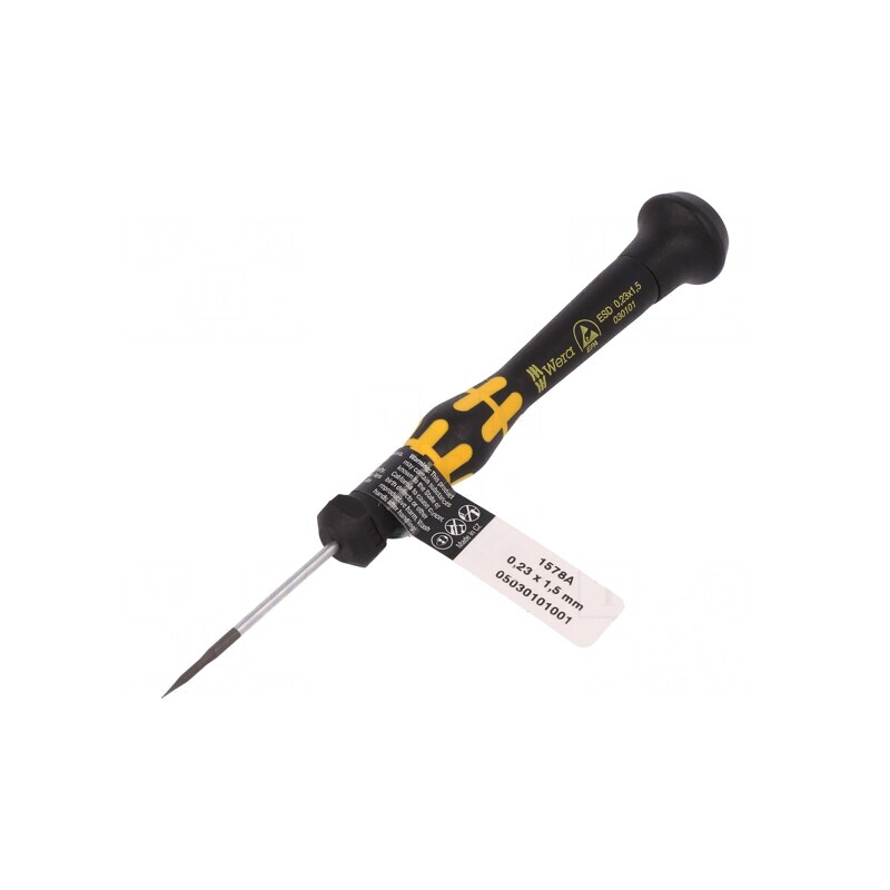 Şurubelniţă Precizie Plată ESD 1,5x0,23mm, Lamă 40mm | Electronic-mag.ro | Componente Electronice