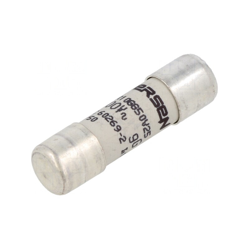 Siguranță ceramică gG 25A 400VAC 10x38mm | Electronic-mag.ro | Componente Electronice