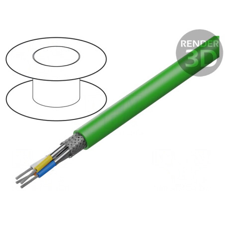 Cablu de Date ETHERLINE® FESTOON 2x2x22AWG | Electronic-mag.ro | Componente Electronice