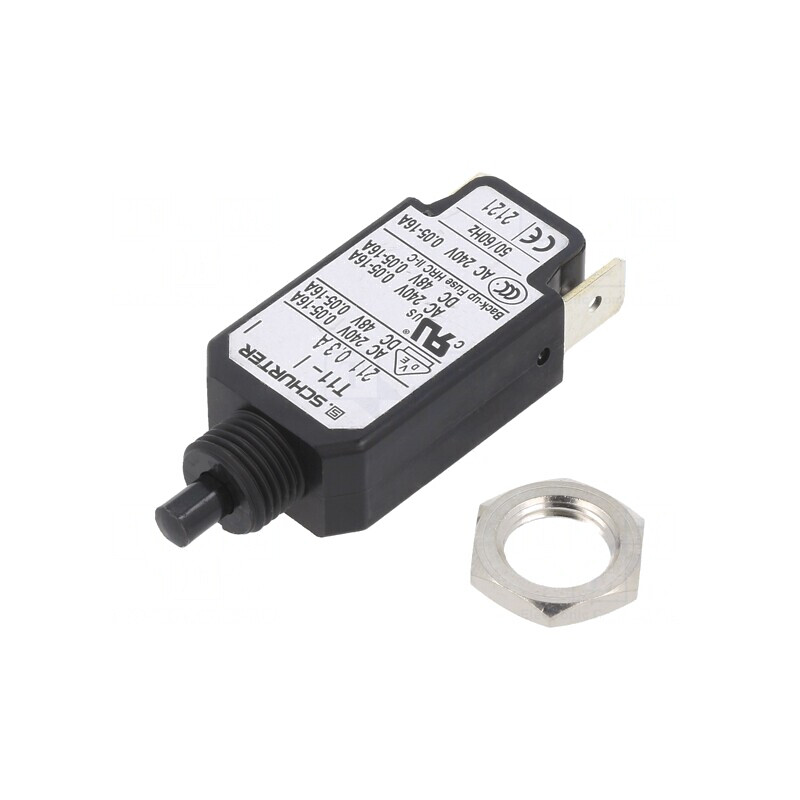 Întrerupător de supracurent 240VAC 48VDC 0,3A SPST | Electronic-mag.ro | Componente Electronice