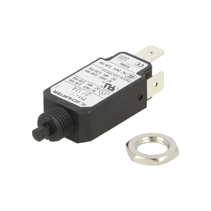Întrerupător de Supracurent 240VAC 48VDC 13A SPST | Electronic-mag.ro | Componente Electronice