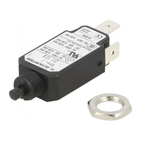 Întrerupător de Supracurent 240VAC 48VDC 13A SPST | Electronic-mag.ro | Componente Electronice