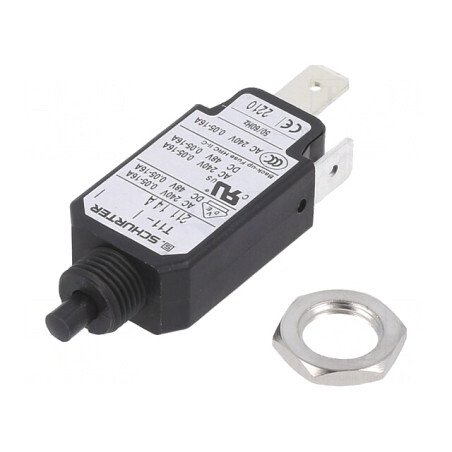 Întrerupător de supracurent 14A 240VAC 48VDC SPST | Electronic-mag.ro | Componente Electronice