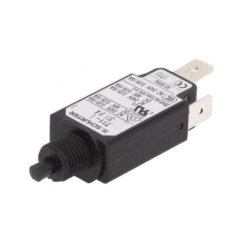 Întrerupător de Supracurent 9A SPST 240VAC 48VDC | Electronic-mag.ro | Componente Electronice
