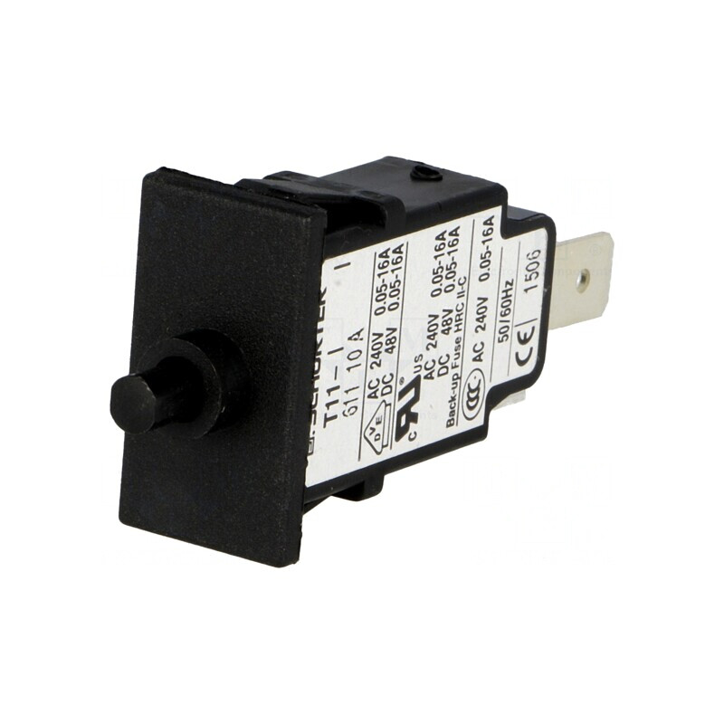 Întrerupător de Supracurent 10A 240VAC 48VDC | Electronic-mag.ro | Componente Electronice