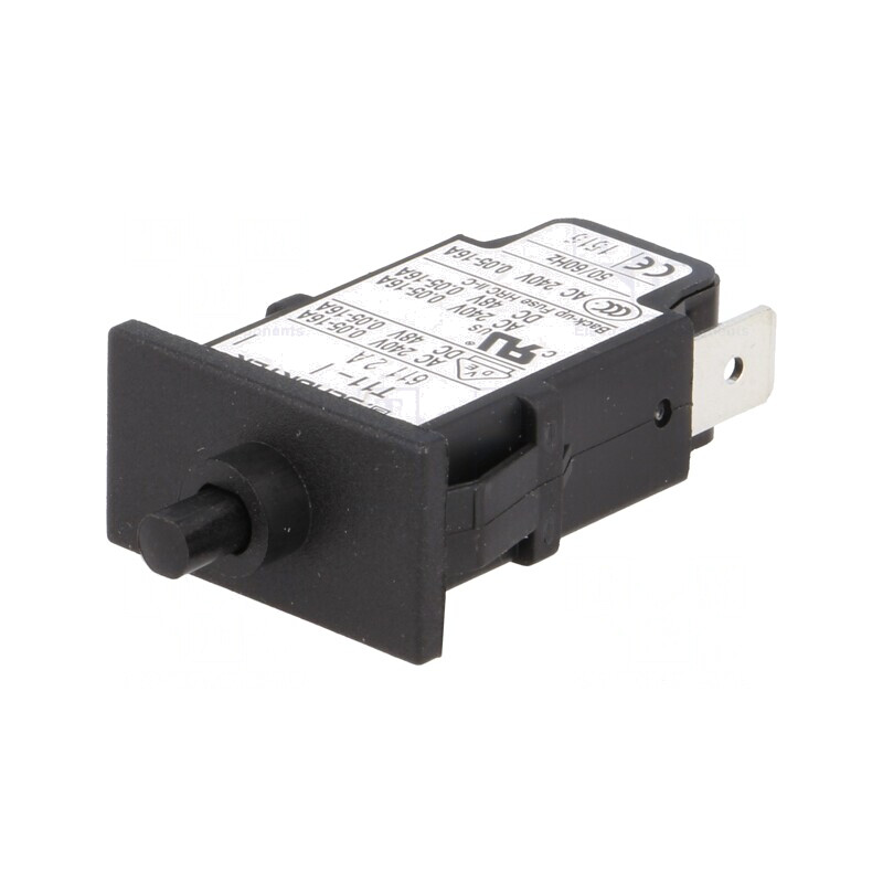 Întrerupător de Supracurent 240VAC 48VDC 2A 1-Poli | Electronic-mag.ro | Componente Electronice