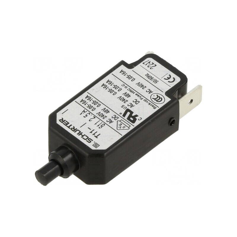 Întrerupător de Supracurent 2,5A 240VAC 48VDC SPST | Electronic-mag.ro | Componente Electronice Întrerupător de Supracurent 2,5A 240VAC 48VDC SPST | Electronic-mag.ro | Componente Electronice