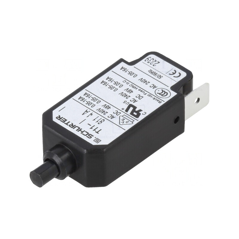 Întrerupător de Supracurent 240VAC 48VDC 4A SPST | Electronic-mag.ro | Componente Electronice