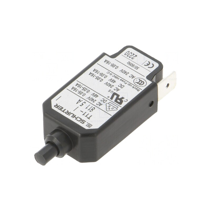 Întrerupător de Supracurent 240VAC 48VDC 5A SPST 1 Pol | Electronic-mag.ro | Componente Electronice
