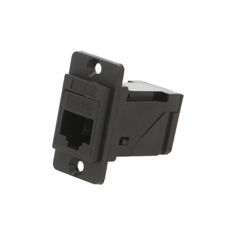 Adaptor DUALSLIM Cat 5e 8p8c în unghi 29mm | Electronic-mag.ro | Componente Electronice