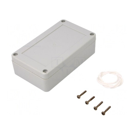Carcasă Universală cu Bucșă din Alamă 75x125x37mm | Electronic-mag.ro | Componente Electronice
