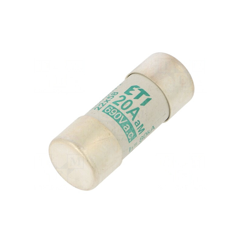 Siguranță cilindrică industrială 20A 690VAC | Electronic-mag.ro | Componente Electronice