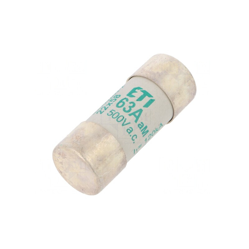 Siguranță Cilindrică Industrială 63A 500VAC | Electronic-mag.ro | Componente Electronice